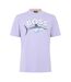 T-shirt Motif/style Poisson Homme Violet Boss-1