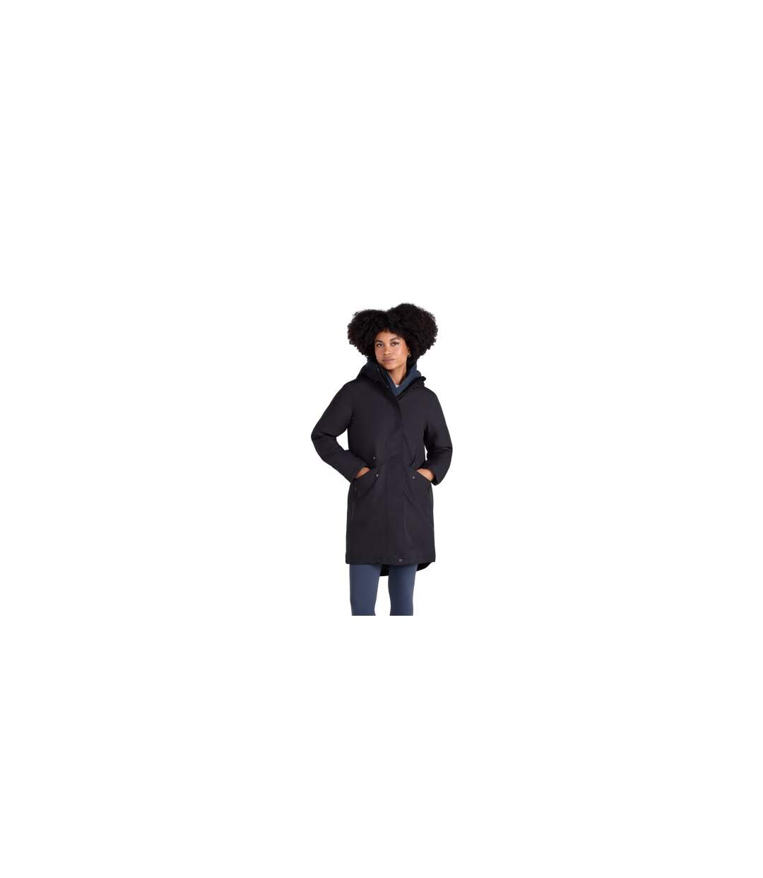 Parka Lisbon Femme Noir Animal-1