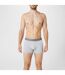Pack Of 2  Mens Logo Boxer Shorts  Grey Grey Marl Firetrap-2