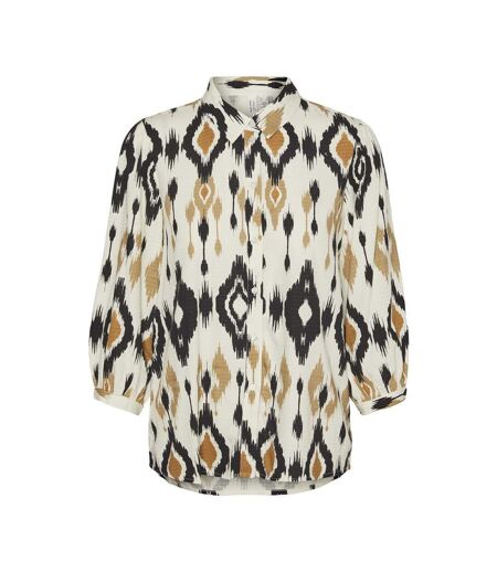 Chemise blanc/noir femme vero moda mille