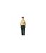 Polo Motif/style Logo Sur Poitrine Homme Beige Lacoste-1