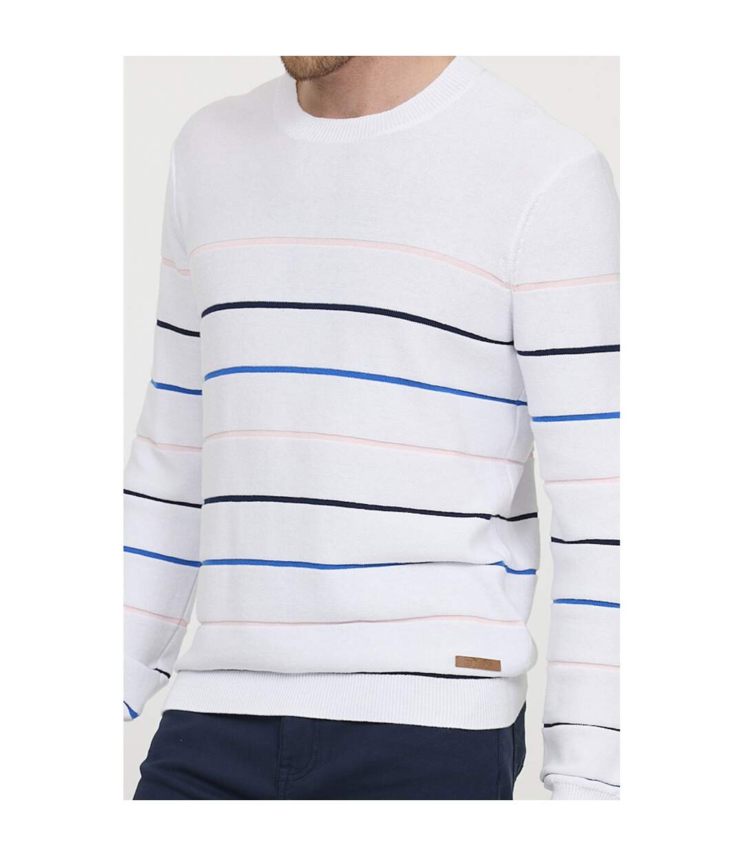 Pull manches longues coton regular CLARK ML-3