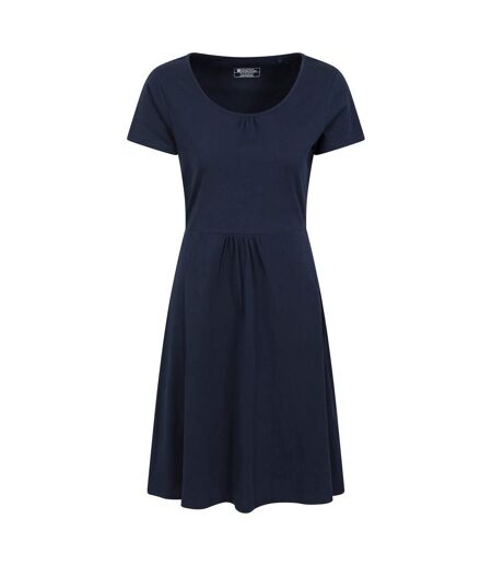 Mountain Warehouse Womens/Ladies Essentials Lora Plain Skater Dress (Dark Blue) - UTMW2391