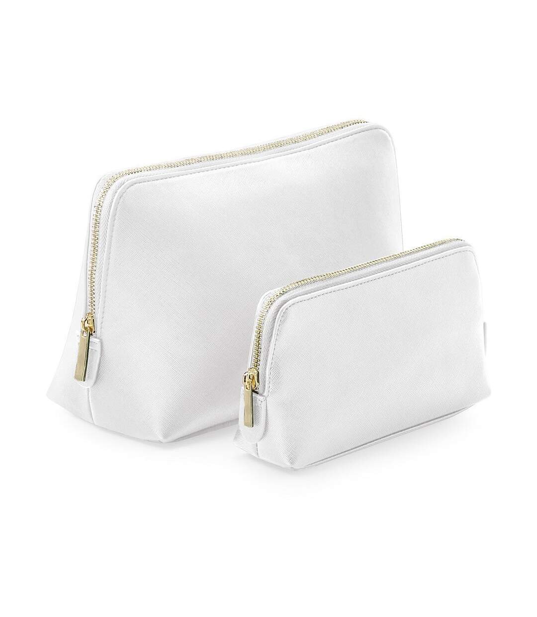 Trousse en similicuir taille L - BG751 - blanc-1