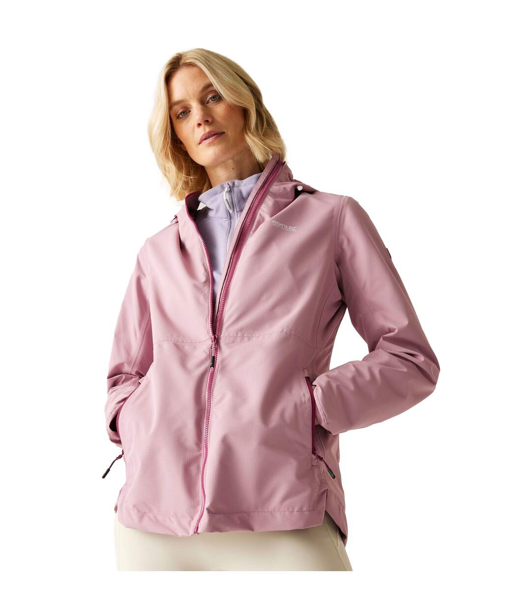 Womens/ladies Hamara Iv Waterproof Jacket Lilas Regatta-1