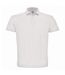 B&C ID.001 Unisex Adults Short Sleeve Polo Shirt (White)