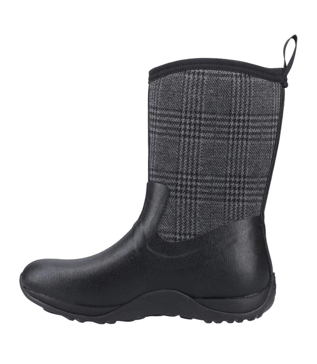 Womens/ladies Arctic Weekend Pull-on Wellington Boots Black Muck Boots-3