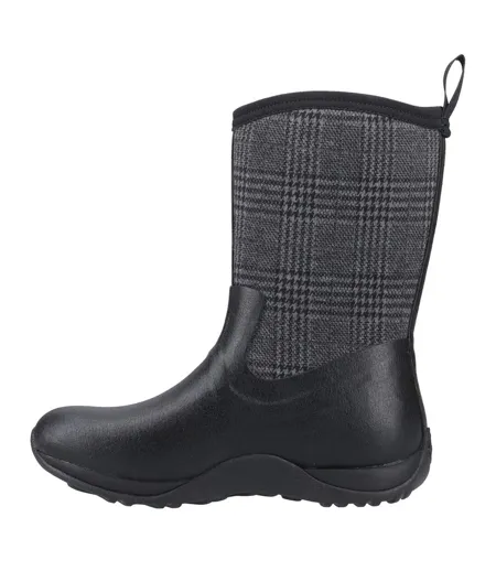 Womens/ladies Arctic Weekend Pull-on Wellington Boots Black Muck Boots