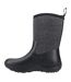 Womens/ladies Arctic Weekend Pull-on Wellington Boots Black Muck Boots-3