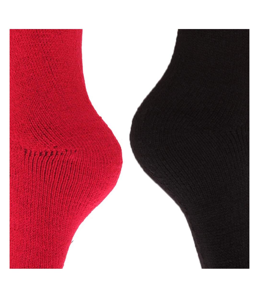 Chaussettes thermiques hautes 2 paires femme rose/noir Chaussettes thermiques hautes (2 paires)