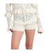 Womens/ladies Gentle Knitted Shorts Cream The Ragged Priest-2