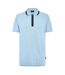 Mens Zipped Tailored Short-sleeved Polo Shirt Blue Paul Smith-2