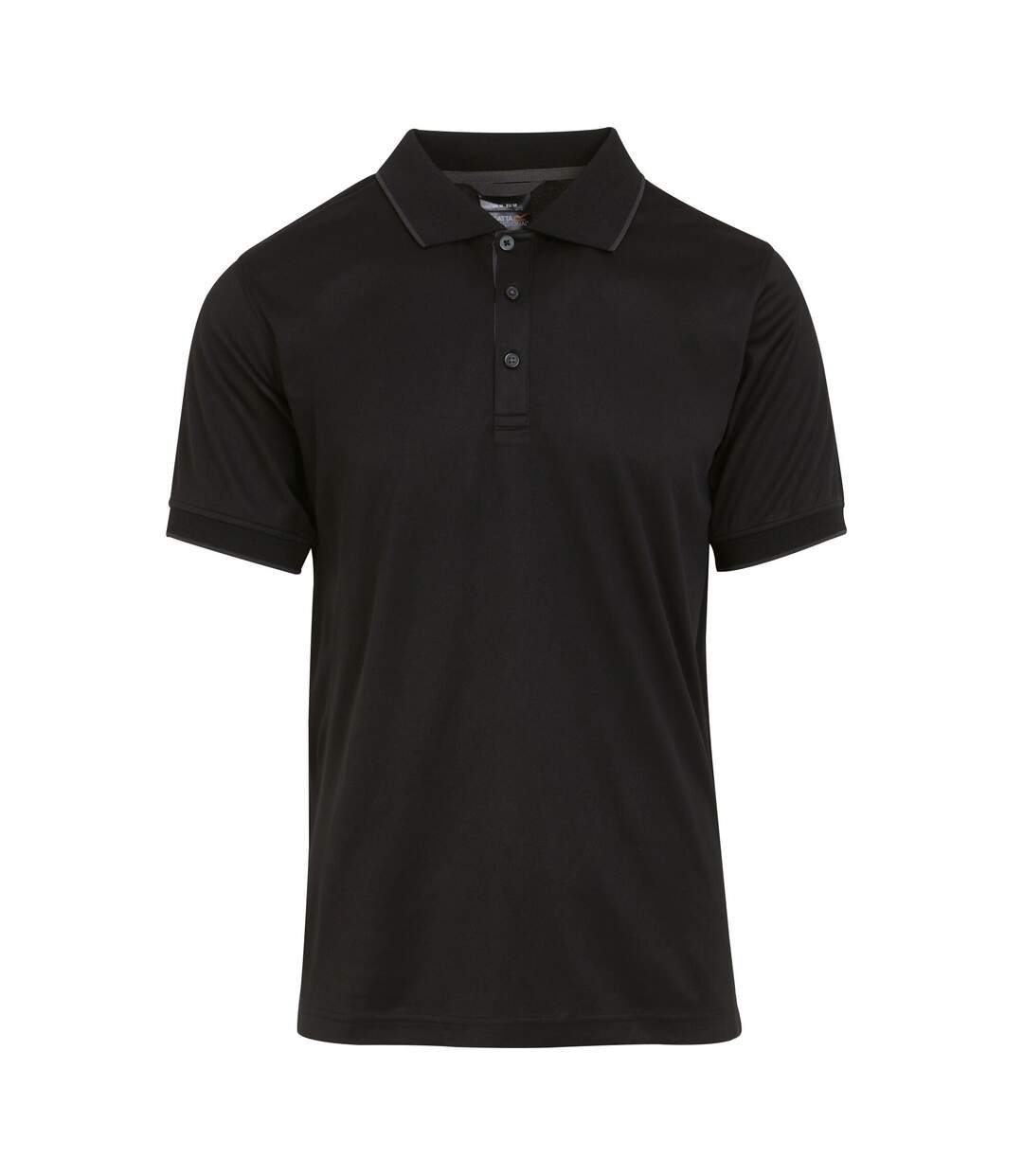 Polo navigate homme noir / gris phoque Regatta Regatta