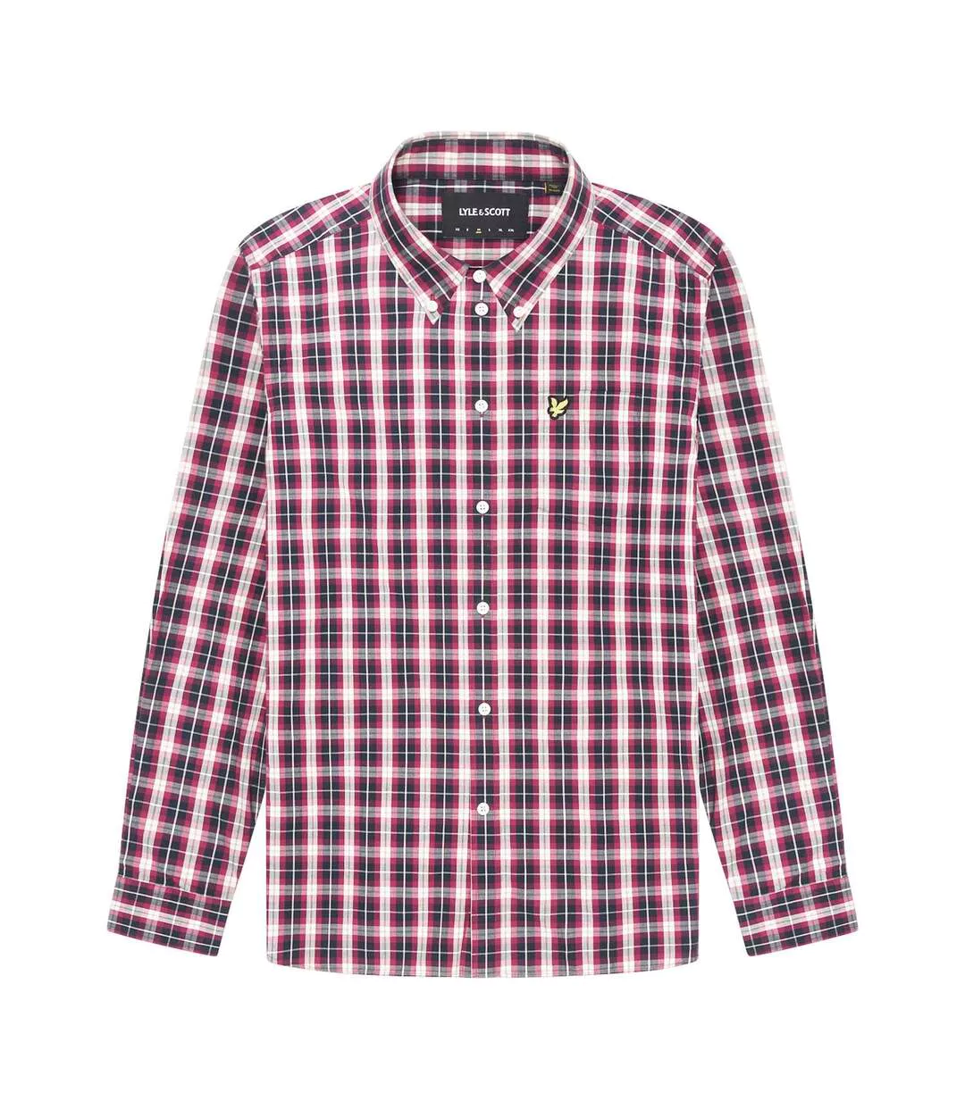 Chemise Style À Carreaux Homme Bleu Marine Lyle & Scott-2