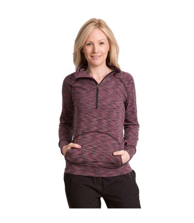 Moxie Haut Polaire À Col Zippé Femme Framboise Trespass