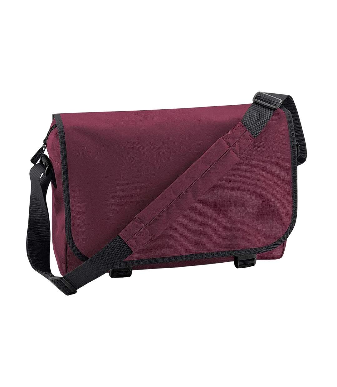 Sac à bandoulière taille unique bordeaux Bagbase