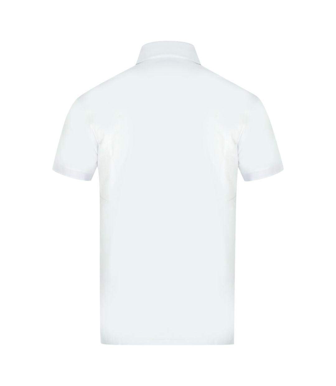 Polo Motif Logo Aldis London Adulte Blanc Aquascutum-2