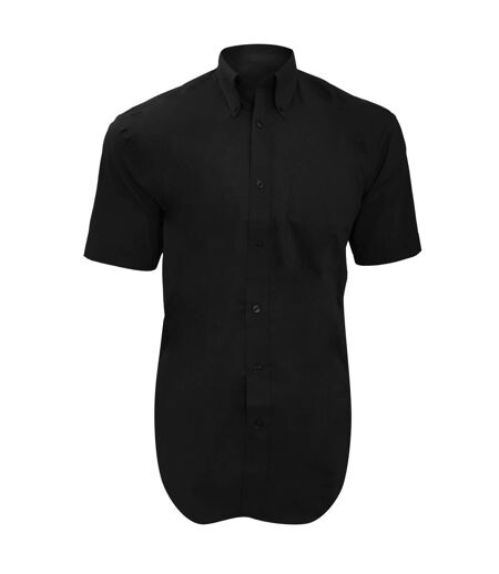 Chemise À Manches Courtes Homme Noir Kustom Kit