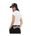 T-shirt femme moulant col rond print glitter devant Lucy Vondutch-3