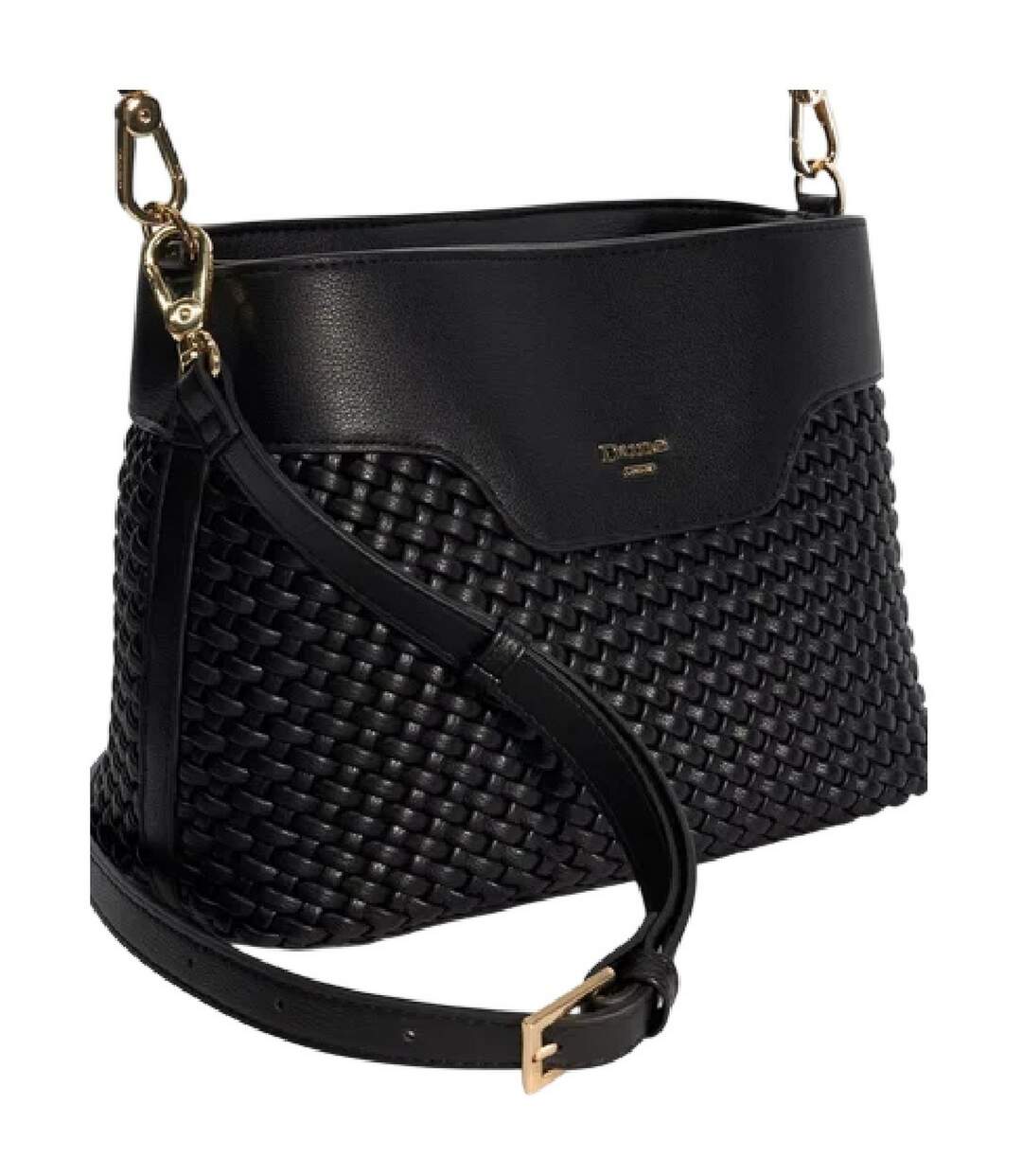 Woven Shoulder Bag One Size Black Dune London-3