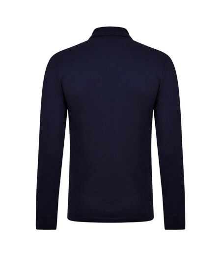Polo Manches Longues Motif/style Logo Passerby Homme Bleu Marine Boss