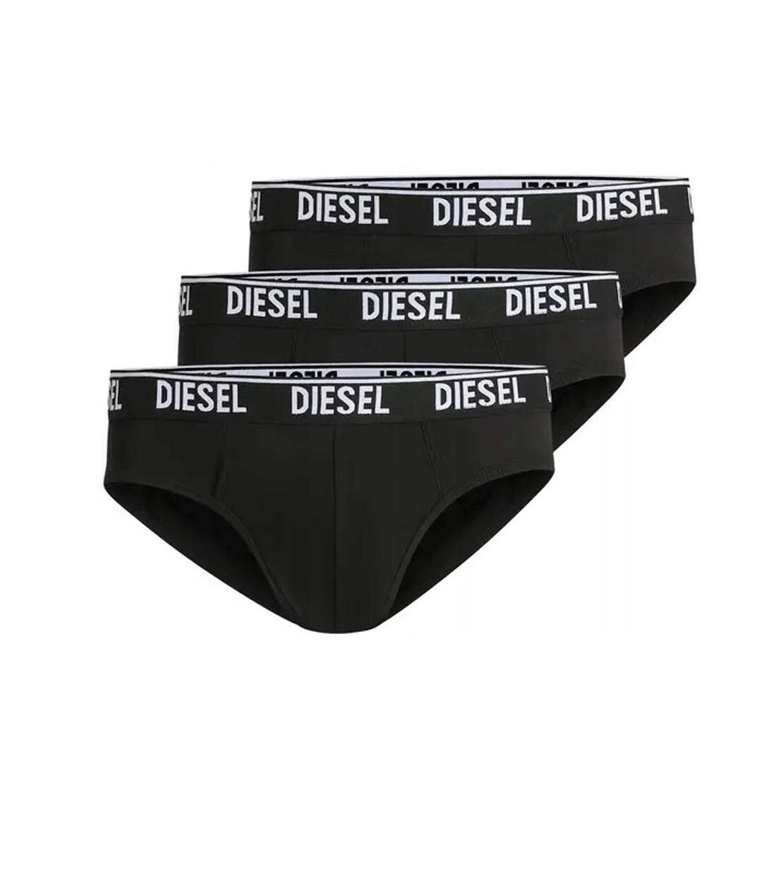 Lot de 3 slips noir homme diesel umbr-andrethreepack--1
