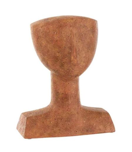 Statuette Déco Personnage Léa 31cm Terracotta