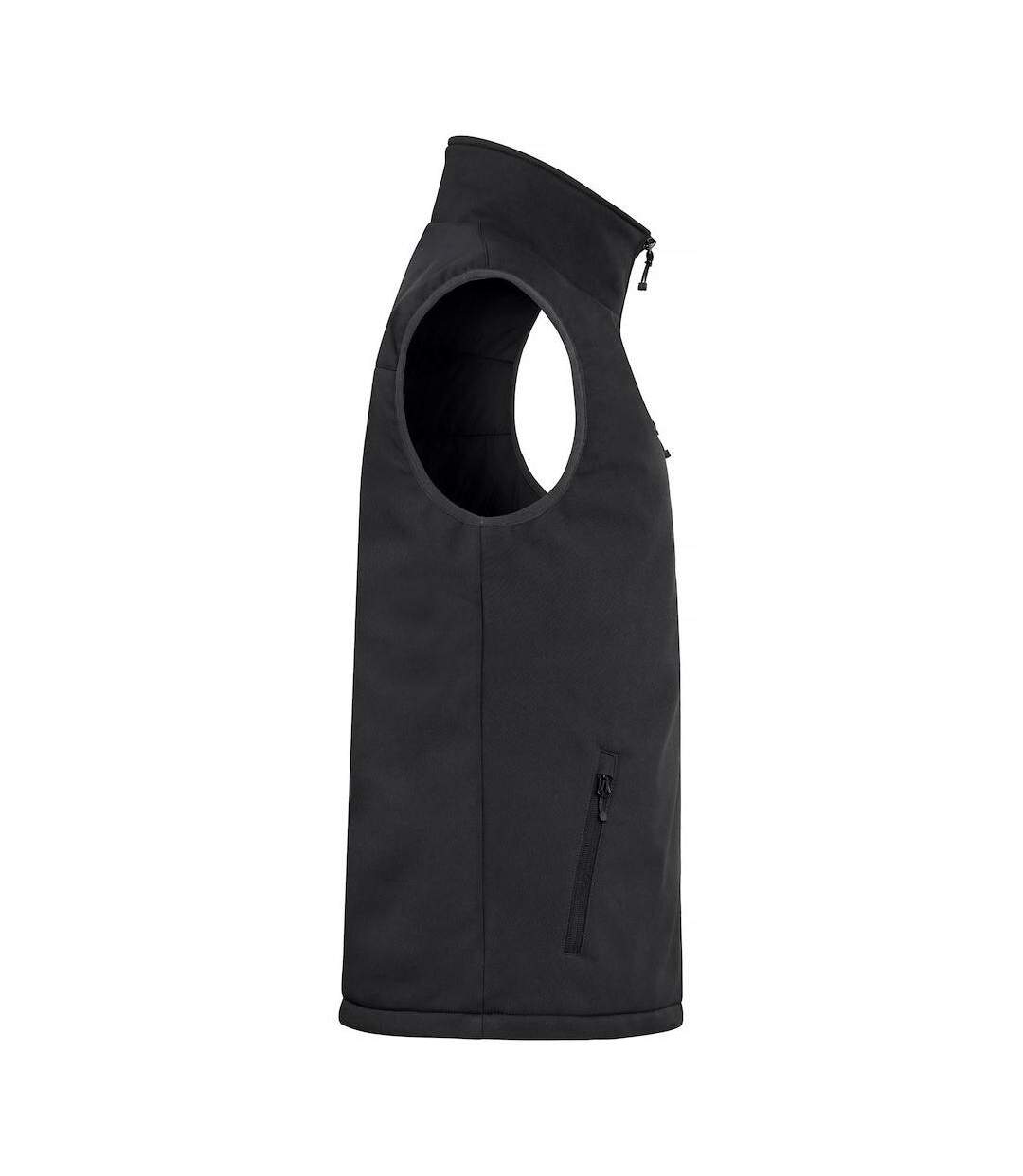 Mens Softshell Padded Gilet Black Clique-4