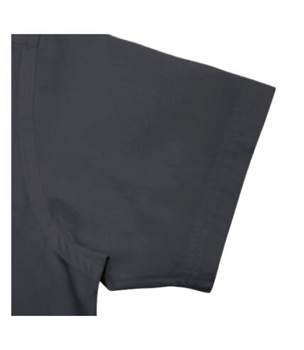 B&C Mens Sharp Twill Short Sleeve Shirt / Mens Shirts (Black)
