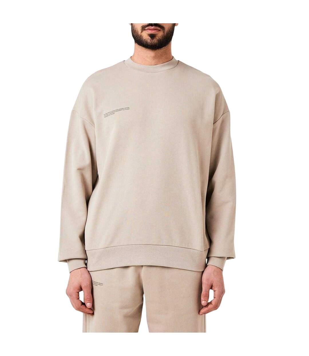 Sweat Motif/style Logo Homme Gris Pierre Pangaia-3