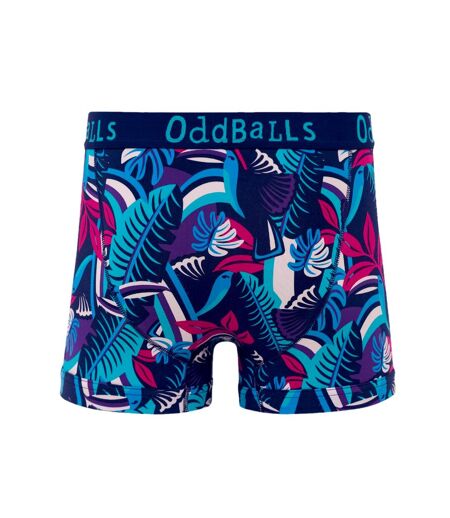 OddBalls Mens Toucan Boxer Shorts (Blue/Pink/White) - UTOB165