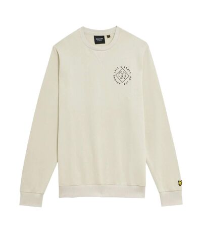 Mens stamp crew neck sweatshirt cove Lyle & Scott