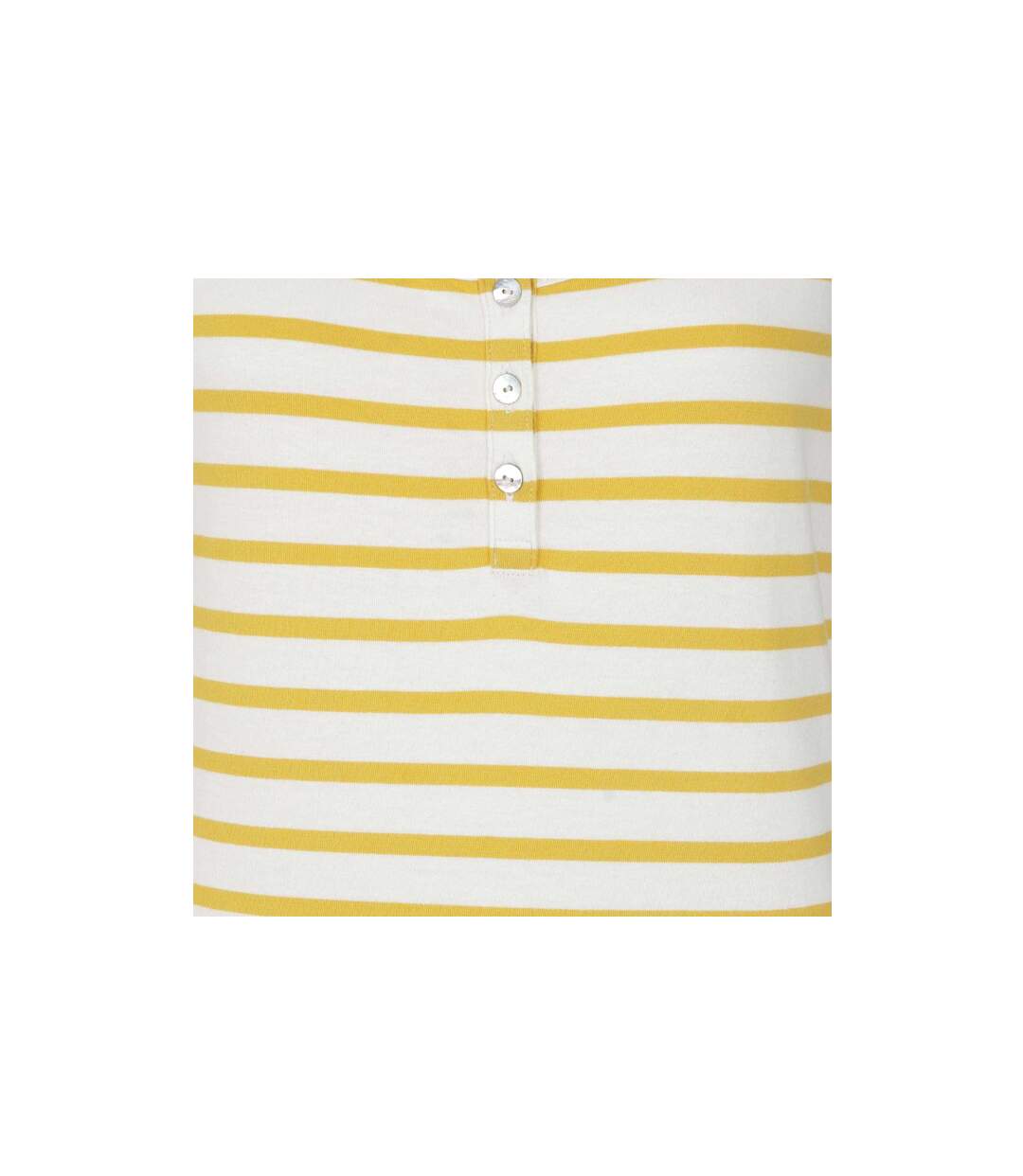 Womens/ladies Stripe Cotton Camisole Gorse Lazy Jacks-2