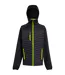 Mens Navigate Quilted Hybrid Jacket Black Lime Green Regatta-1