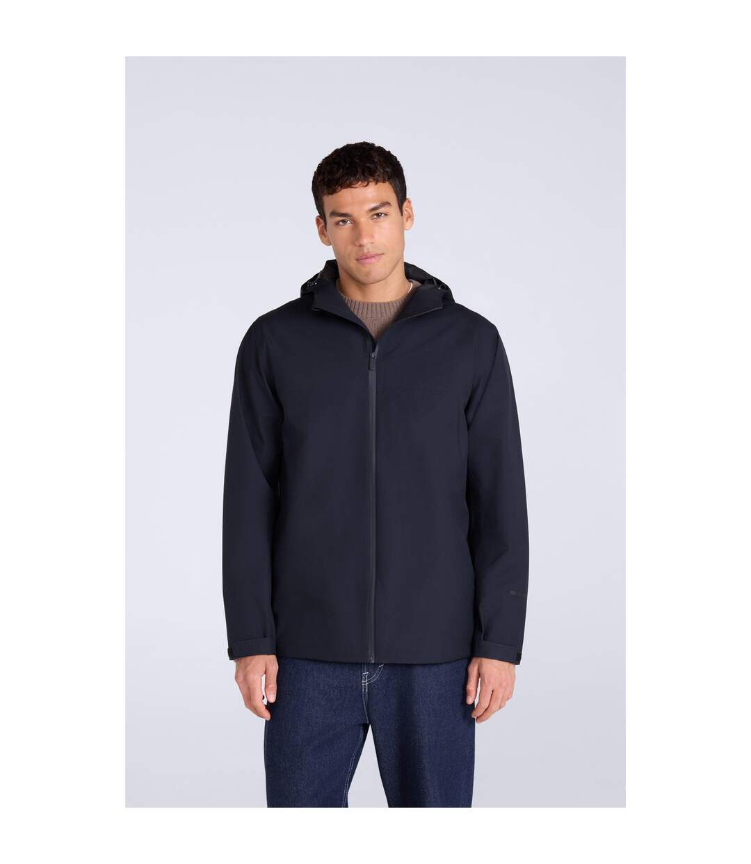 Mens Elements Waterproof Jacket Black Animal-1