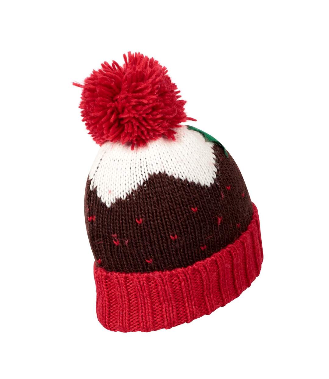 Christmas pudding beanie red/brown/white Mountain Warehouse-3