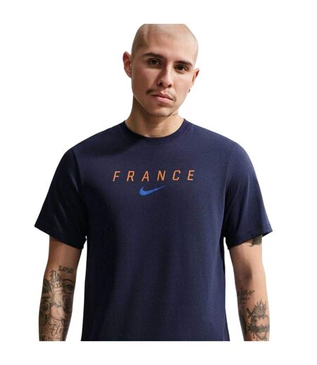T-shirt Motif/style France Ffr Team Homme Bleu Nike