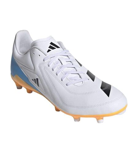 Chaussures De Rugby Pour Terrain Ferme Homme Blanc Noir Adidas