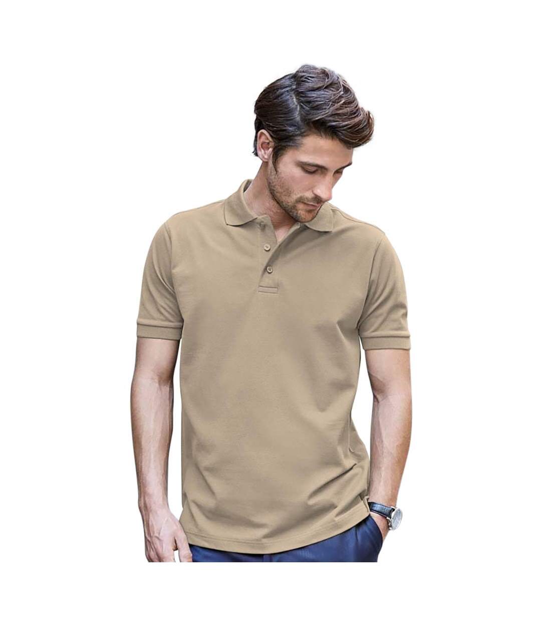 TeeJays - Polo LUXURY - Homme (Taupe) - UTBC3305