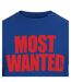 Unisex Adult Most Wanted T-shirt Blue AWD-3