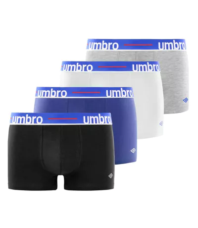 Lots de 4 boxers homme en coton Umbro