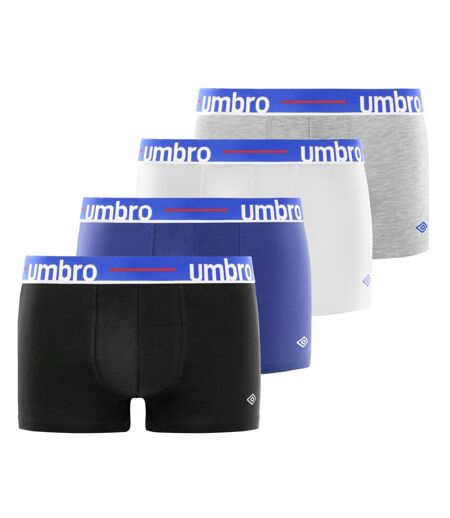 Lots de 4 boxers homme en coton Umbro
