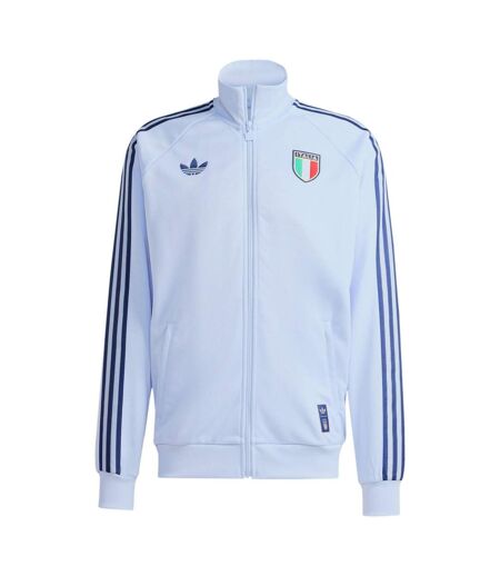 Mens World Cup Italy Polyester Track Top Blue White Adidas