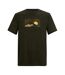 T-shirt Motif/style Paysage Fingal Homme Kaki Foncé Chiné Regatta-2