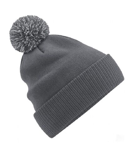 Beechfield Snowstar Recycled Beanie (Navy/Light Grey)