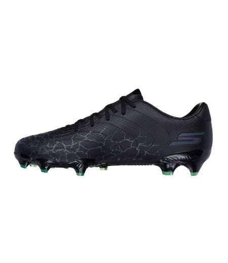 Chaussures De Foot Pour Terrain Ferme Motif/style Fissuré Skx 1.5 Adulte Noir Argenté Skechers