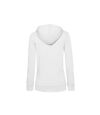 B&C Womens/Ladies Organic Hoodie (White)