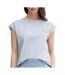 T-shirt bleu femme pepe jeans blooma-1