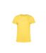 B&C Womens/Ladies E150 Organic Short-Sleeved T-Shirt (Yellow) - UTBC4774