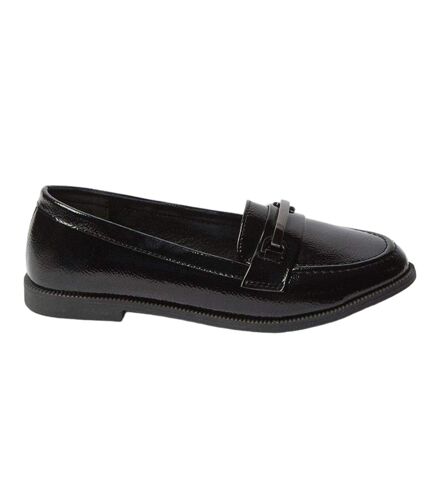 Womens/ladies loren snaffle detail loafers true black Dorothy Perkins